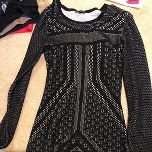 Express black sweater dress